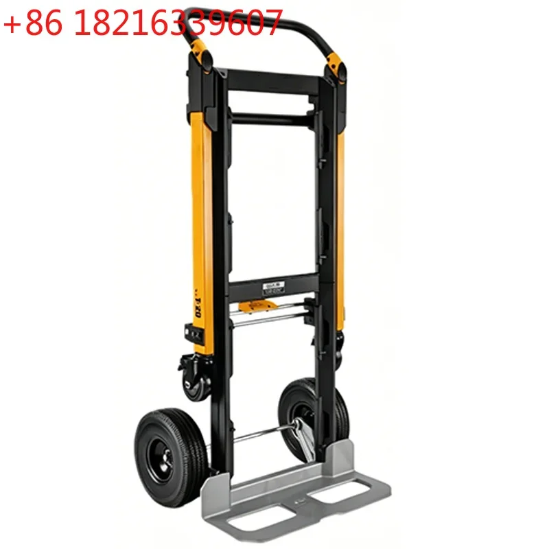 YAO 2-in-1 Stackable Hand Truck | Heavy-Duty Multi-Purpose Hand Truck | TB-B1-T-20 Hand Truck 2-Wheel/4-Wheel Drive Selectable