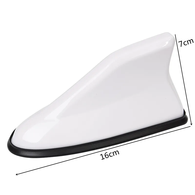 Universal Carbon Look Auto Dach Top Mount Shark Fin Antenne Antenne Topper Auto Radio AM FM Antenne Signal Verstärker Antenne