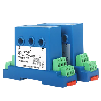 4-20mA0-10V output power sensor module for three-phase AC current transmitter AC5A10A