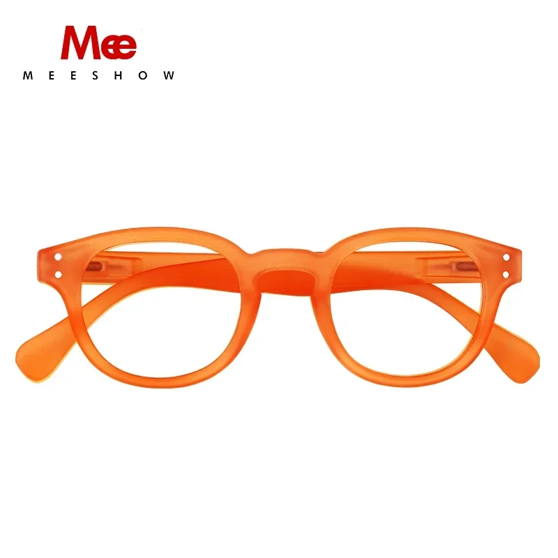 Meeshow-gafas de lectura de colores para hombre y mujer, lentes de lectura de estilo Retro europeo de calidad, con lentes flexibles, tendencia de