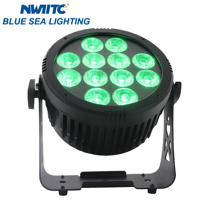 

Outdoor 12x18W RGBWA UV 6in1 LED Par Can Stage Lights DJ Hotel Spotlights With DMX Control Beam Effect White Emitting Power