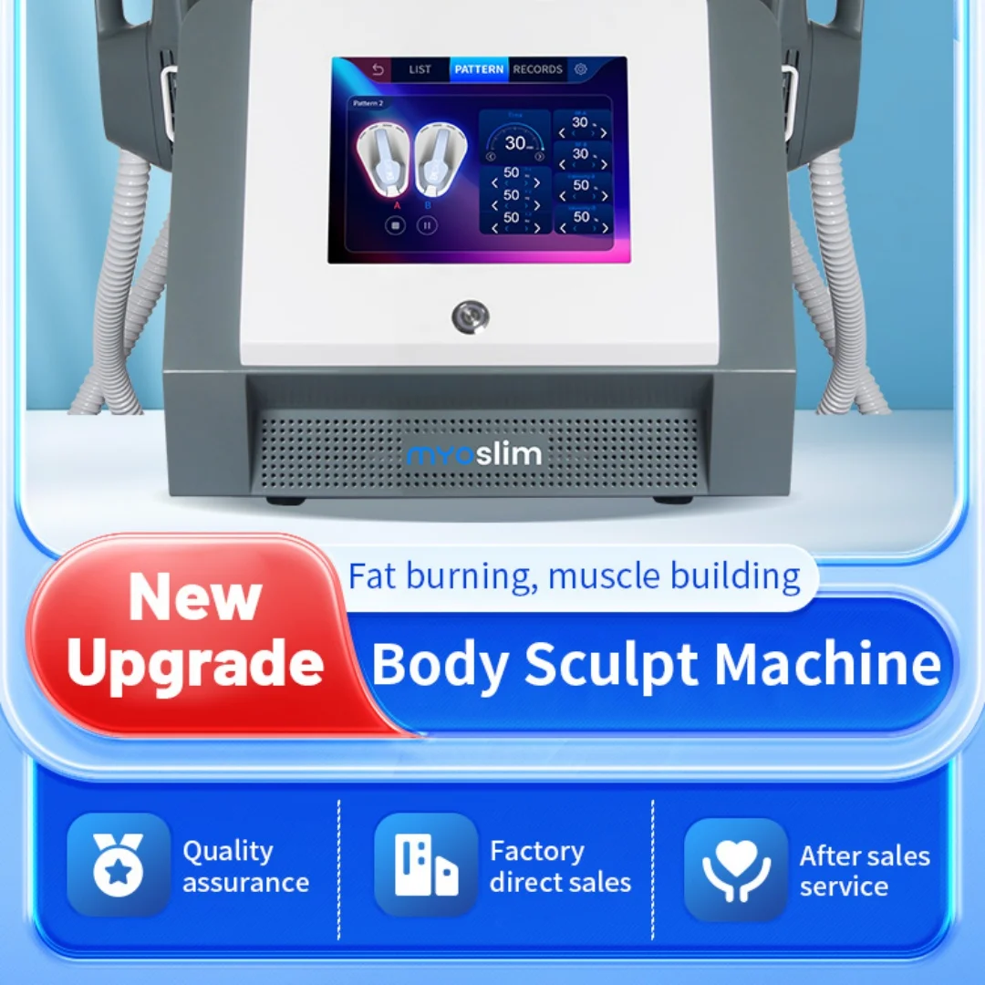 

MYOSlim: Магнитный тренажер для похудения с одной ручкой – скульптурирование, тонизация и преображение тела. Тренажер для тонизирования мышц для салонов и домашнего использования.