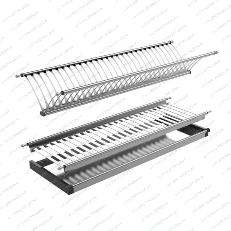 Cabinet Stainless Steel Dish RackDrying Rack Kitchen Dish Drying Rack Storage Holders with Utensil Drainer Tray Organizer Basket