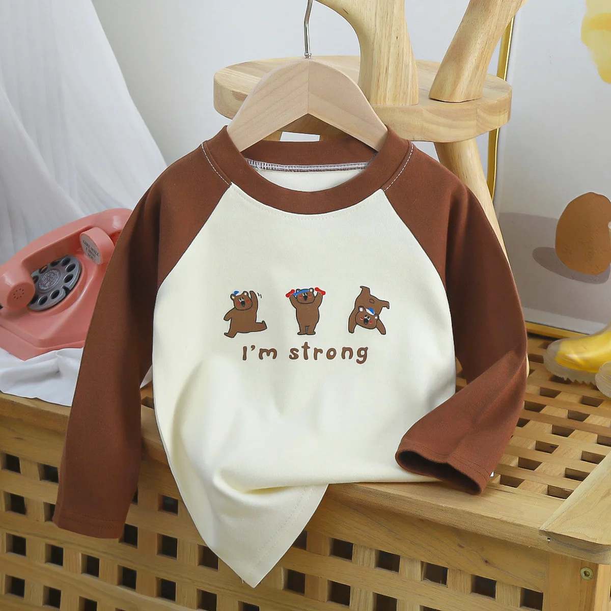 Children Long-sleeved T-shirt Cartoon Cotton Autumn Boy T-shirt Bottoming Clothe Girl Clothing Bottoming Shirt Kids Long-sleeved