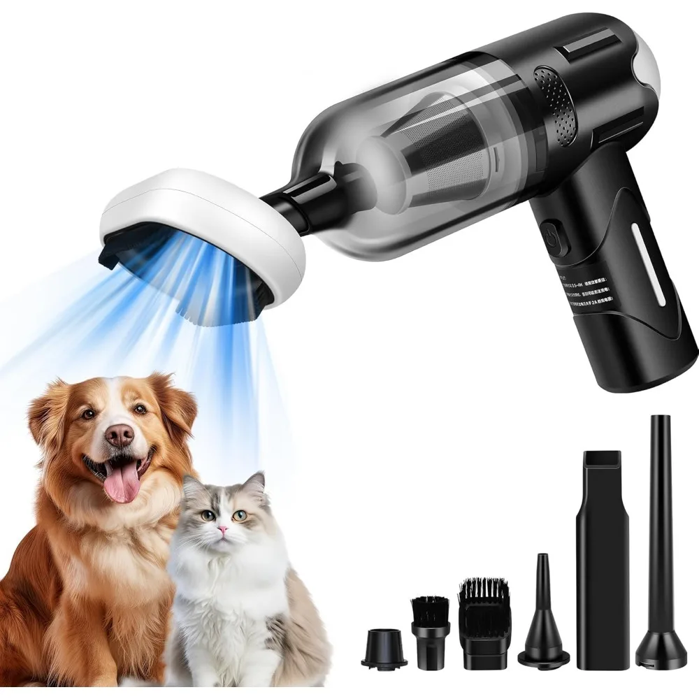 

Ручной пылесос, беспроводной перезаряжаемый, многофункциональный портативный автомобильный пылесос 12000PA, мини-пылесос для автомобиля, дома, домашних животных, офисов