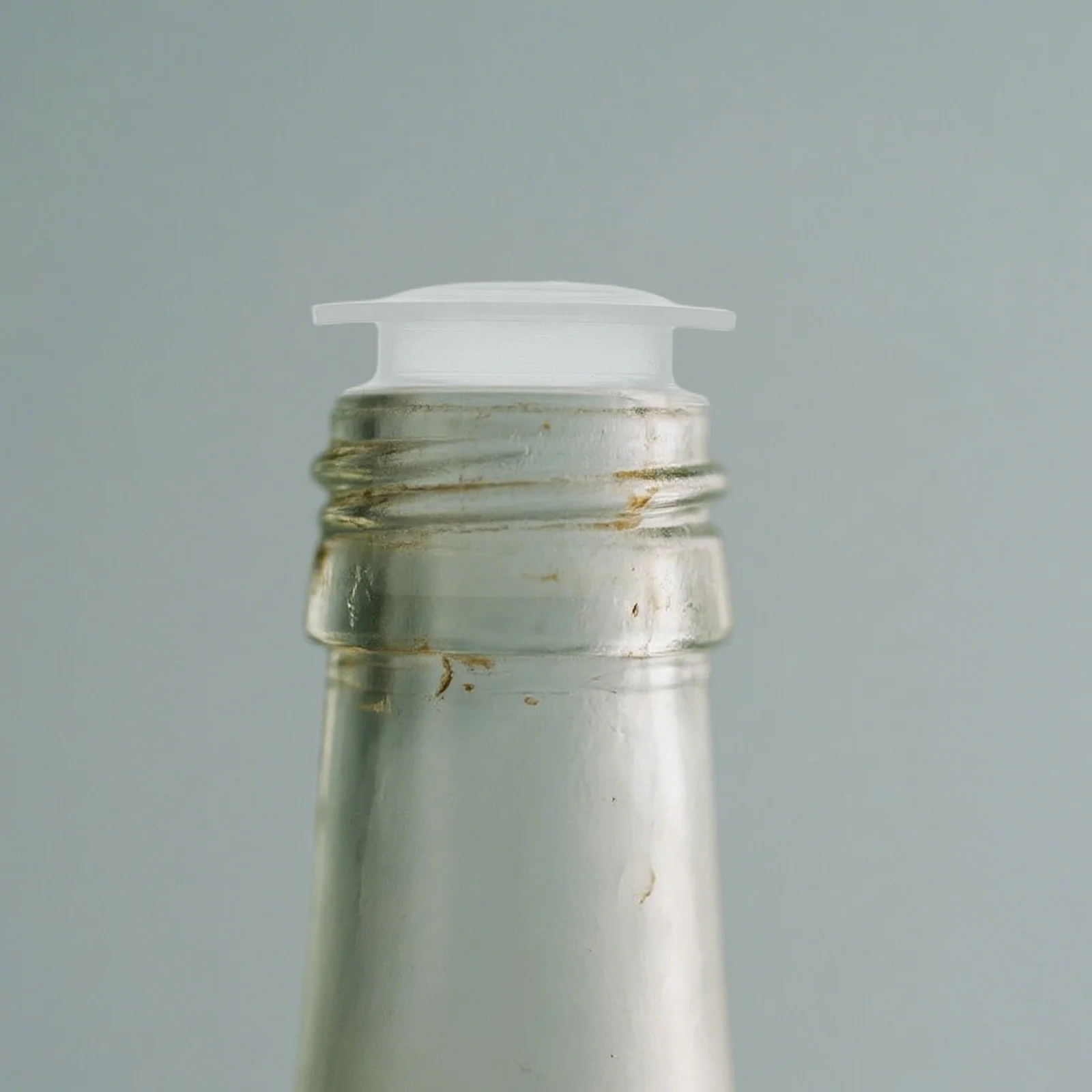 

100Pcs Plastic Stopper Replacement Plug Transparent Pull Ring Leakproof Bottle Caps for Wine Spirits Shakers Pots