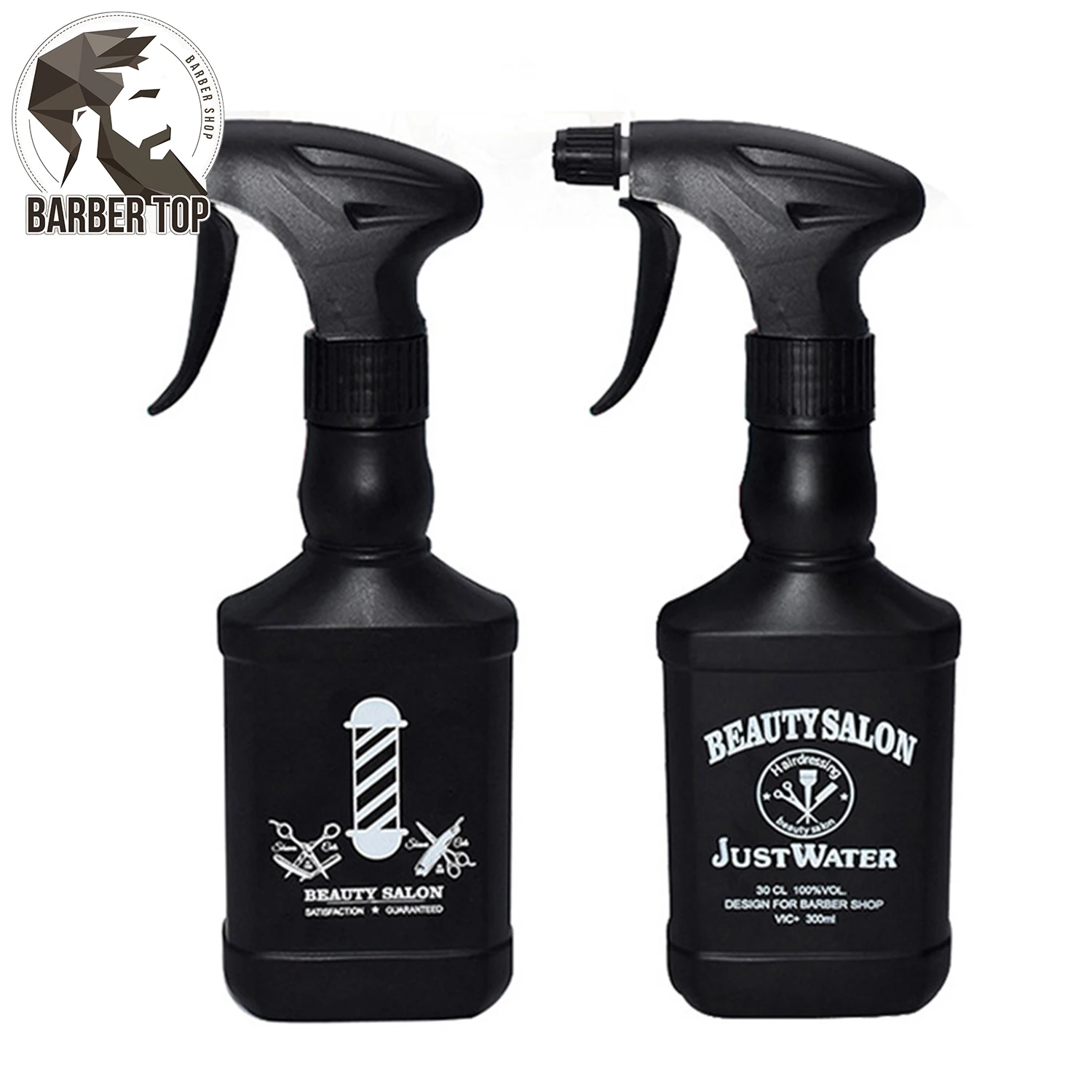 Black Hairdresser Spray Bottle Hair Moisturizing Kettle Salon Retro Oil Head Hairstyle Spray Bottles Hairdressing Tool