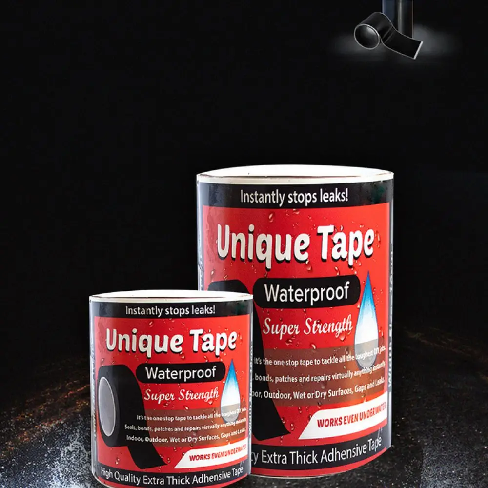 Heavy Duty Waterproof Sealing Tape For Pipe Leak Repair Patching Adhesive Strip Kitchen Bathroom PVC Utility Tool
