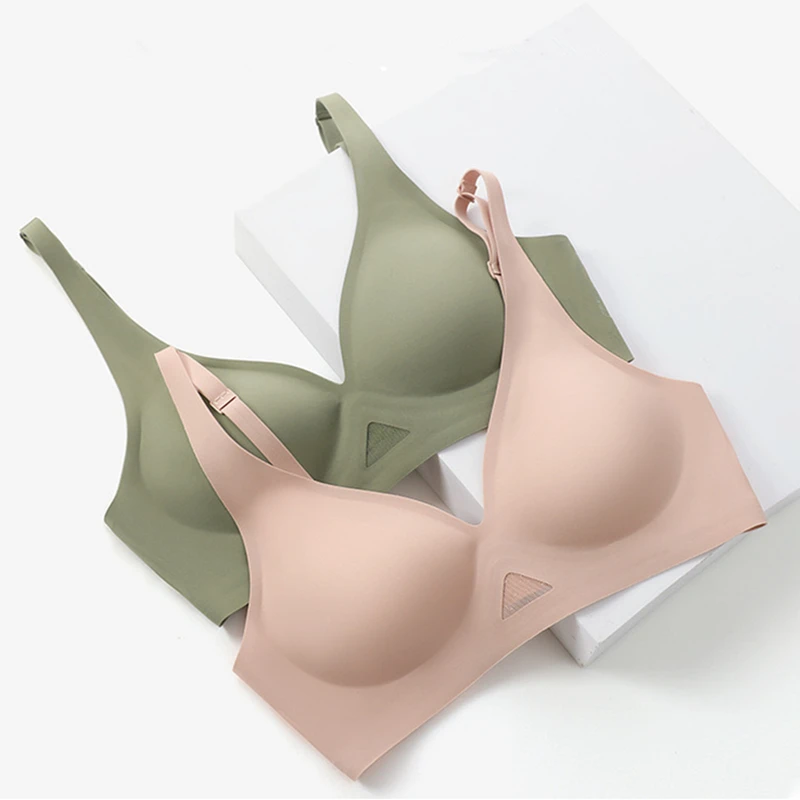 Seamless Bra For Women, Thin, Small Breasts, Push-up, Side Breasts, No Wires, Comfortable, Soft Support, Beautiful Back Bra