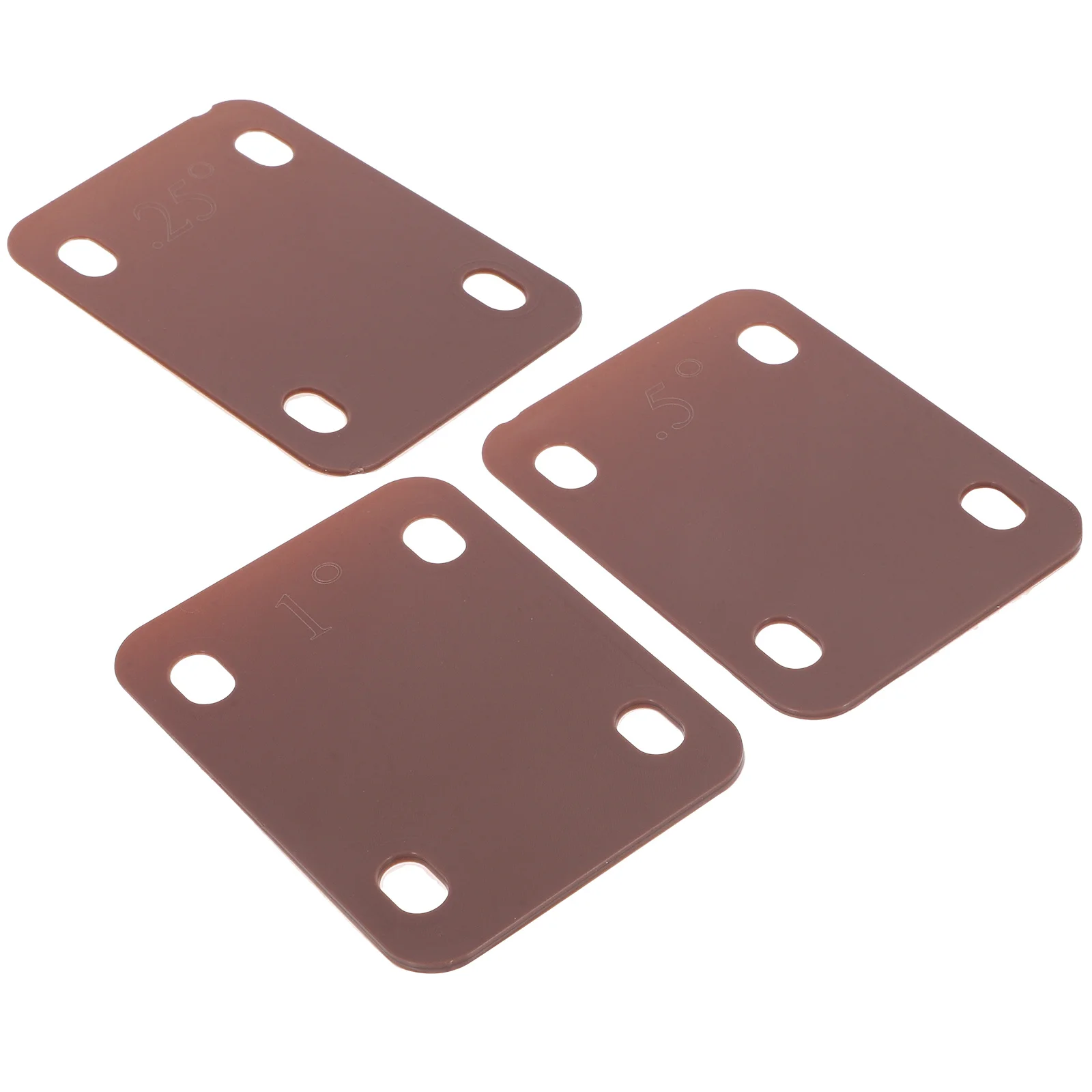 

3pcs Plastic Guitar Neck Shims Heightening Gasket For Bass Neck Spacer Durable Replacement Parts Smooth Adjustment Tool