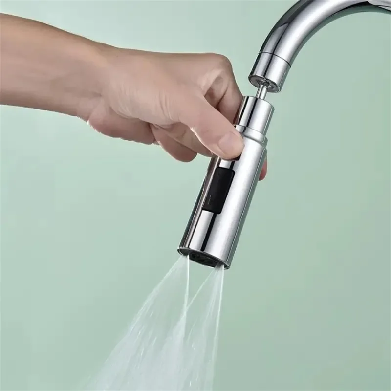 3 In1 Kitchen Replaceable Faucet Sprayer Nozzle ABS Durable Water Tap Water Basin Sink Shower Spray Head Multifunctional Hydrant