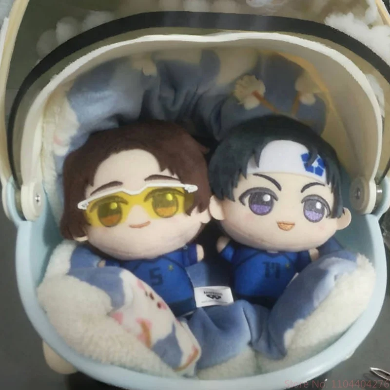 10 cm BLAUW SLOT Hiori Isagi Yoichi Nagi Seishiro Mikage pluche pop pluizige Maumet pluche hanger marionet sleutelhanger sleutelhanger charme cadeau