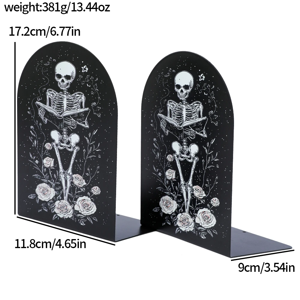 Reading Skulls Metal Bookmarks Bookworm's Book Summaries Office Gifts for Colleagues Bosses