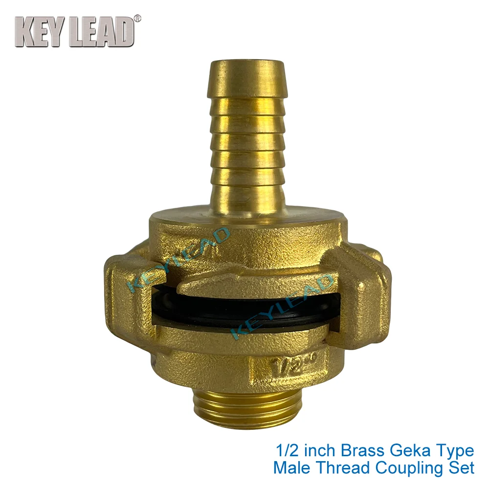 Brass Geka Claw Coupling Male Thread Quick Connector Air&Water Fittings For Industry, Construction and   Agriculture, Garde