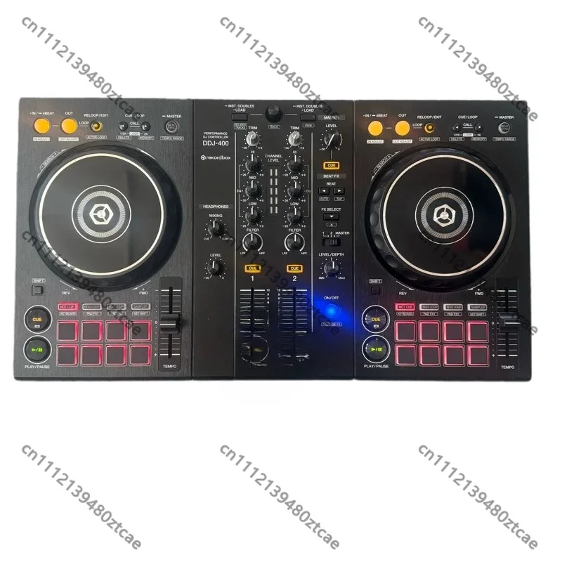 Channel USB MIDI DJ Controller Console With Jog Wheel For DJ Software Live Streaming Party
