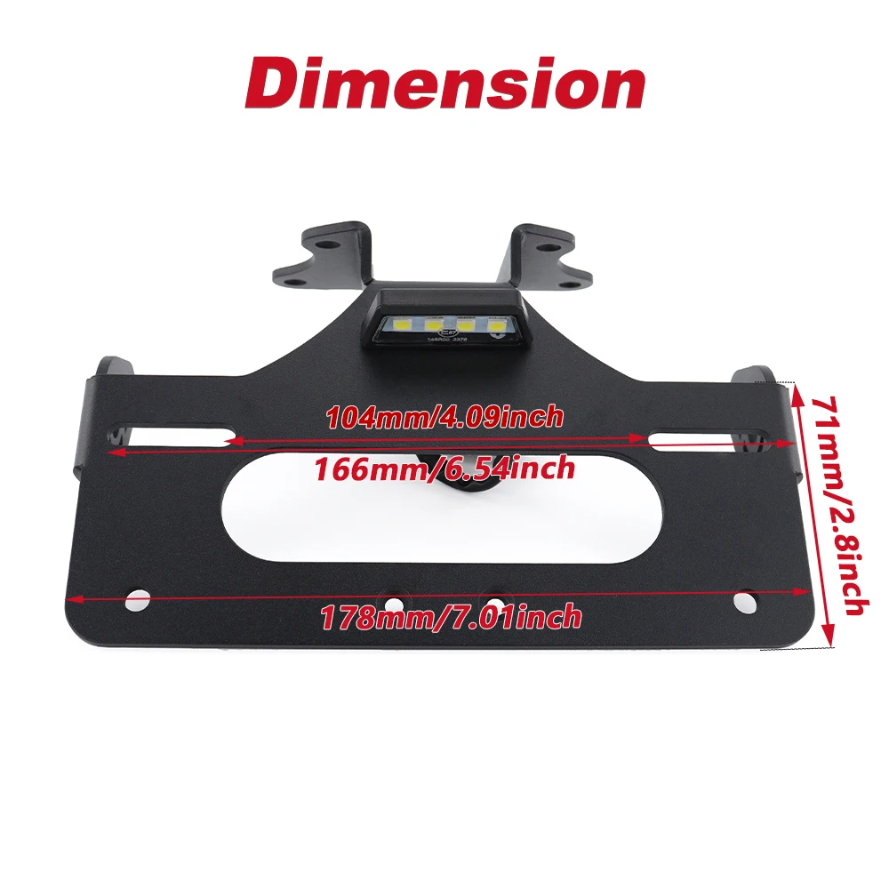For YAMAHA MT-10 FZ-10 2017-2026 MT-10/SP 2022 2023 2024 2025​ 2026 Motorbike Rear Tail Tidy License Plate Fender Eliminator kit
