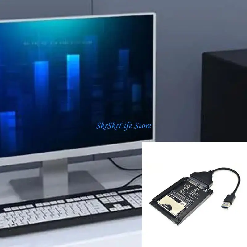 

E65E CFAST 2.0 to SATA3.0 Adapter 550mb/s CFAST to SATA3.0 Hard Disk Adapter Card Desktop CFAST2.0 Card Reader Test Card