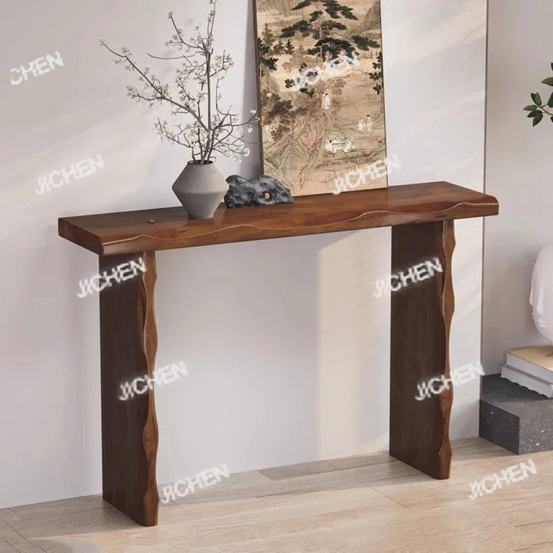 

ZQ винтажные консольные столы середины века, потертые элегантные косметические консольные столы, модная деревенская консоль, мебель Meuble для дома