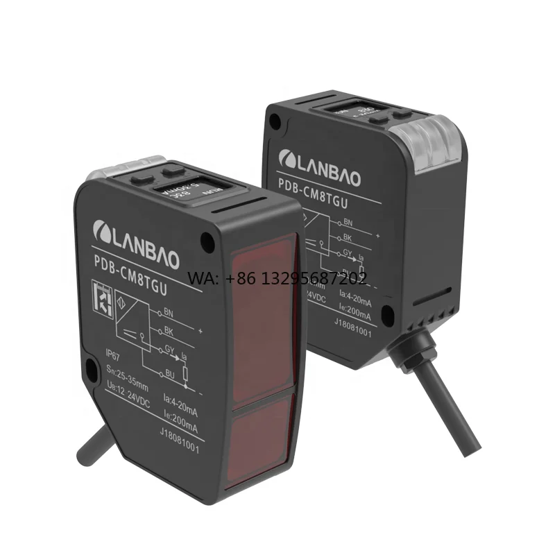 

Economical Photoelectric Sensor 85mm RS485 Output Digital Display PDB-CR85