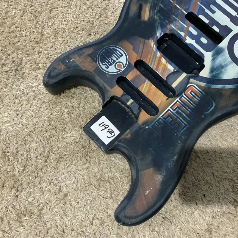 Transfer Painting ST Model Electric Guitar Body SSH Pickups Tremolo Model DIY Guitar Parts Replace Accessories GB617