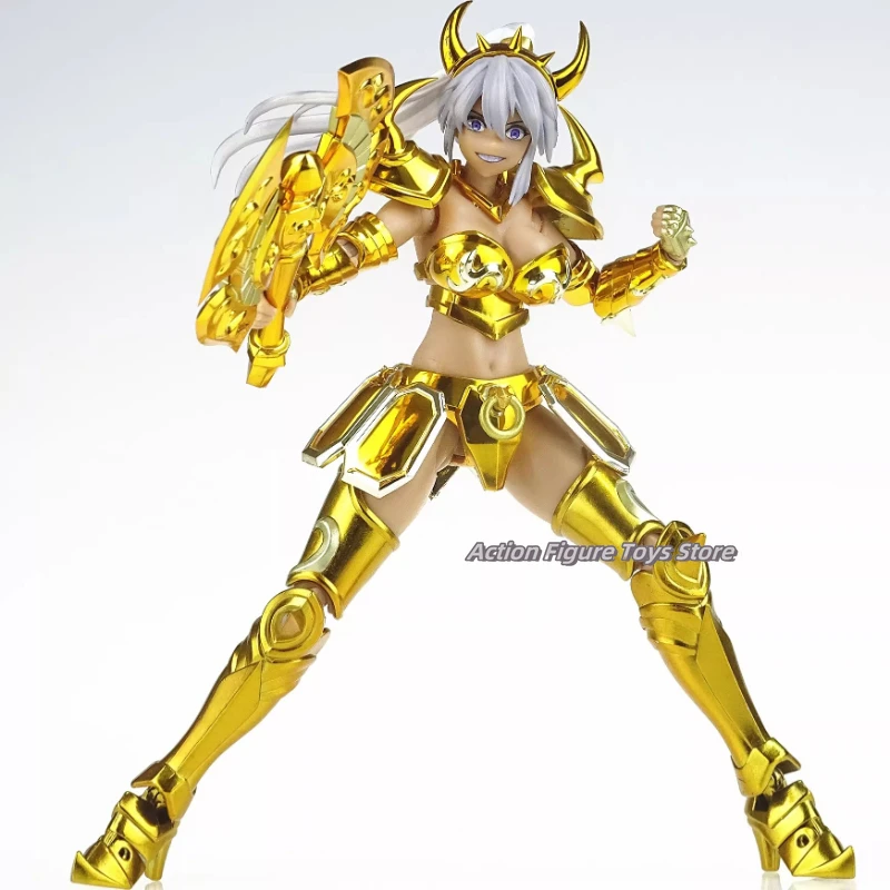 

Коллекционная фигурка Spot GT Gold Saint Cloak Warrior Female Taurus Erika: Модель ручной работы, игрушка-украшение, подарок на день рождения
