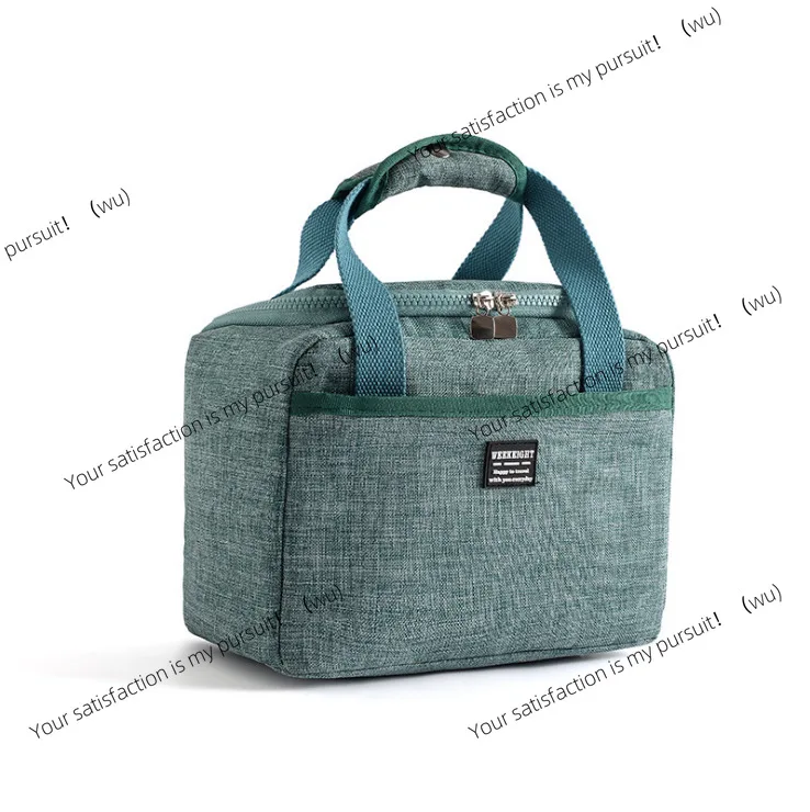 Thickened portable lunch box bag, thermal insulation bag, Oxford cloth bento bag, hand carrying aluminum foil, thickened meal