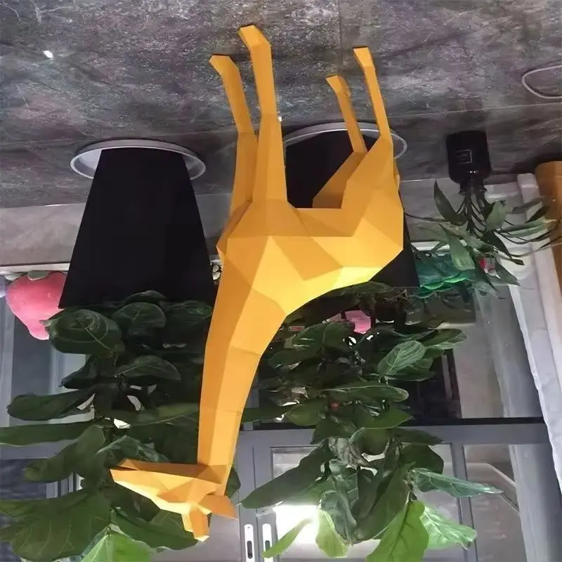 

1m Giraffe Large Animal Paper Model Home Decor Office Store Decoration Handmade Origami 3D Papercraft Toys Low Poly Sculpture