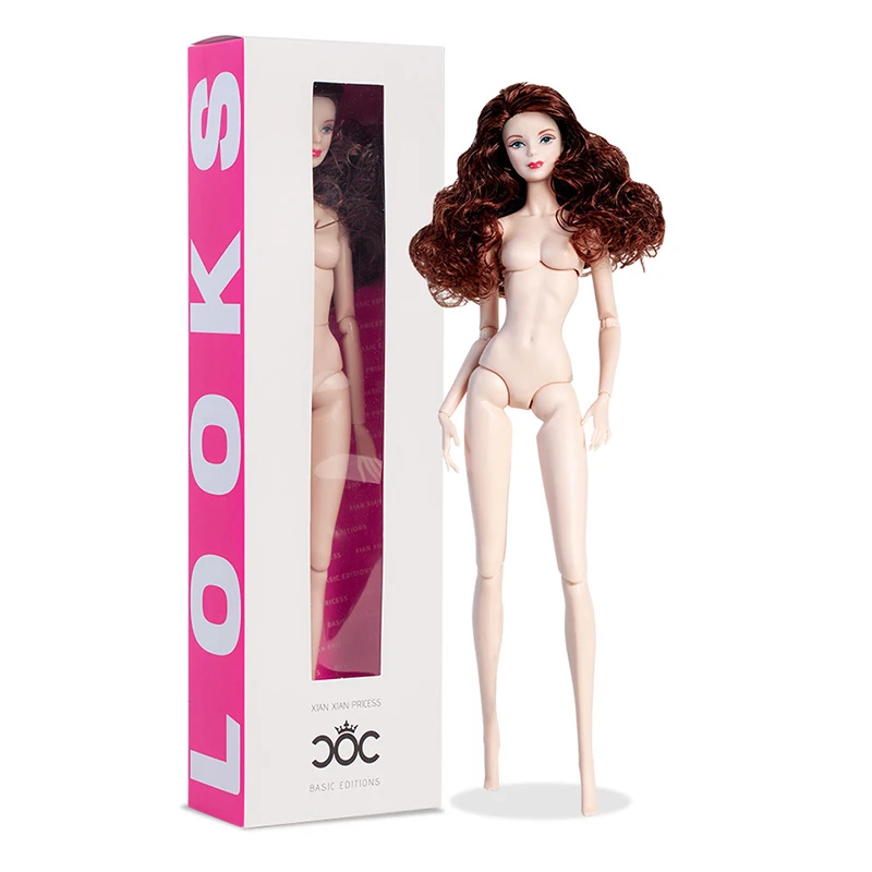 Cuerpo de muñeca Barbie de moda europea, pelo rubio, Colector de piel blanca, colección limitada, traje diario, vestido de fiesta, regalos de cumpleaños, 1/6