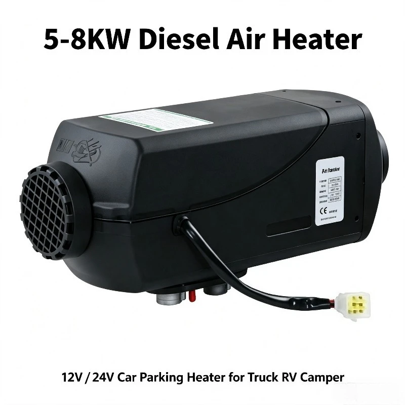 12V 24V Diesel Air Heater Car Parking Heater All‑in‑One Split‑Type Fuel Heater Truck RV Bus Indoor Portable Air‑Conditioner