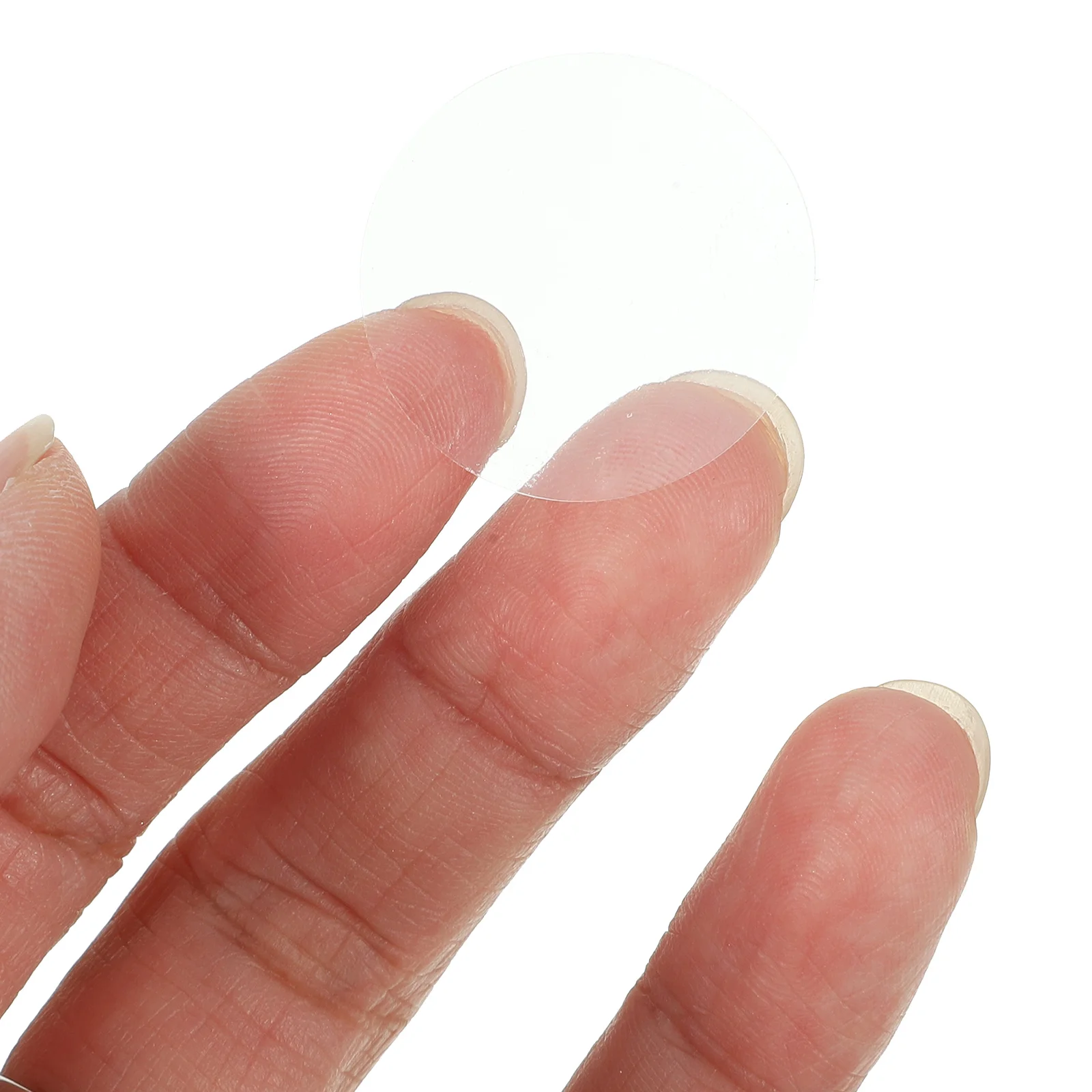 

Transparent Round Stickers Labeling Stickers Wide Applications Jars Bottles Drawing Clear Adhesive Dots Clear Labels