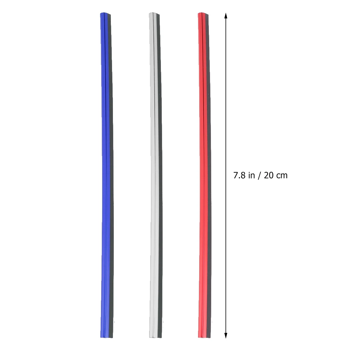 

10Pcs Car Air Outlet Decorative Strip PVC Flexible Conditioner Vent Trim Clip Electroplate Red Car Interior Accessory