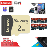 Lenovo 2TB SD Card 32GB 64GB U1 A1 V10 Class 10 UHS-I Memory Card Micro TF Card Flash Card Storage Card For Phone Camera Video