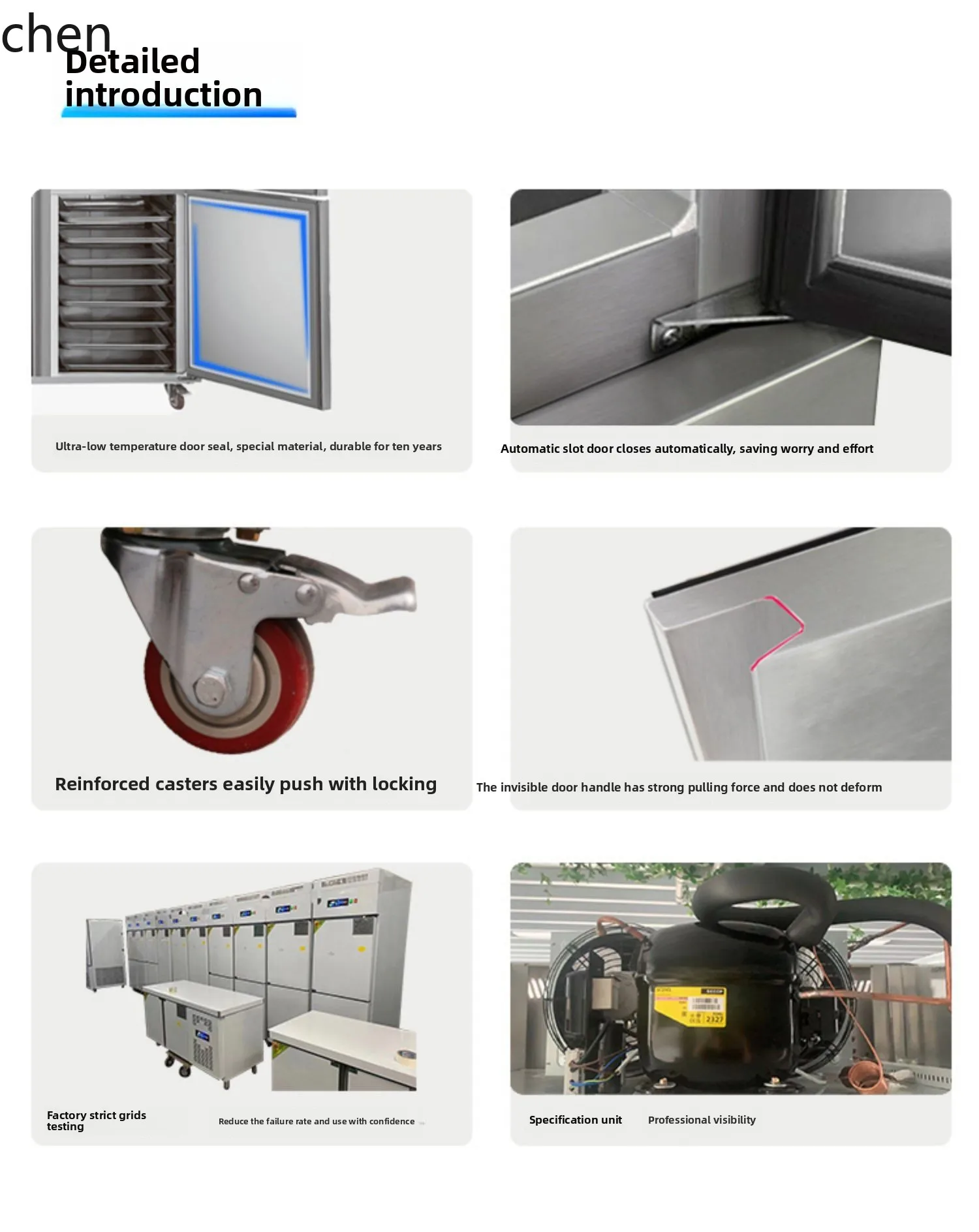 LXC refrigerazione e congelamento con inserto per congelatore raffreddato ad aria per torte di grande capacità a quattro porte congelatore verticale congelato