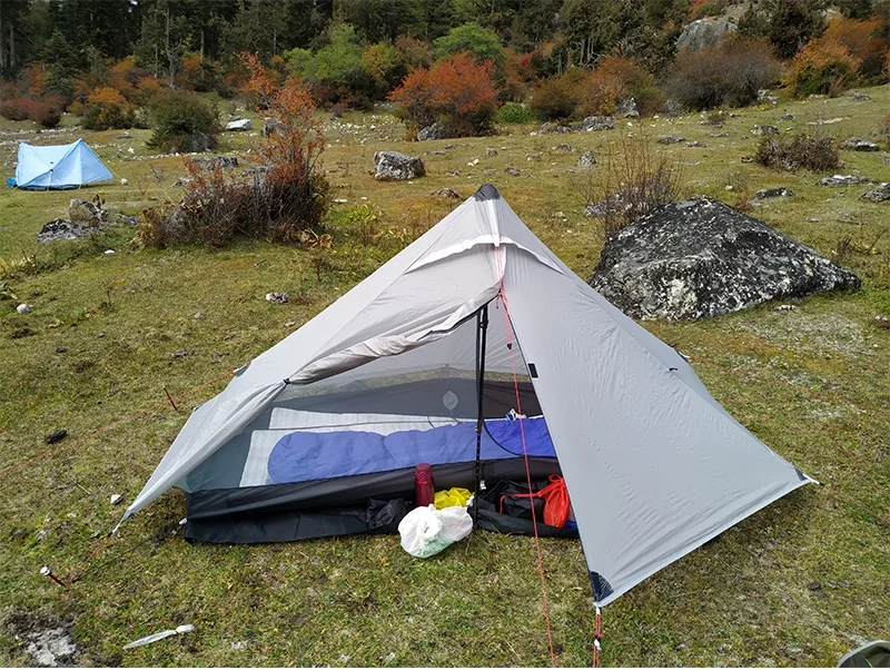 3F UL GEAR Lanshan 1Pro 2026 Zelt Outdoor Ultraleicht Camping Zelt 690g/1,52lb Silpoly Zelt T-zip Tür Wasserdicht Wandern Klettern – Detail 20