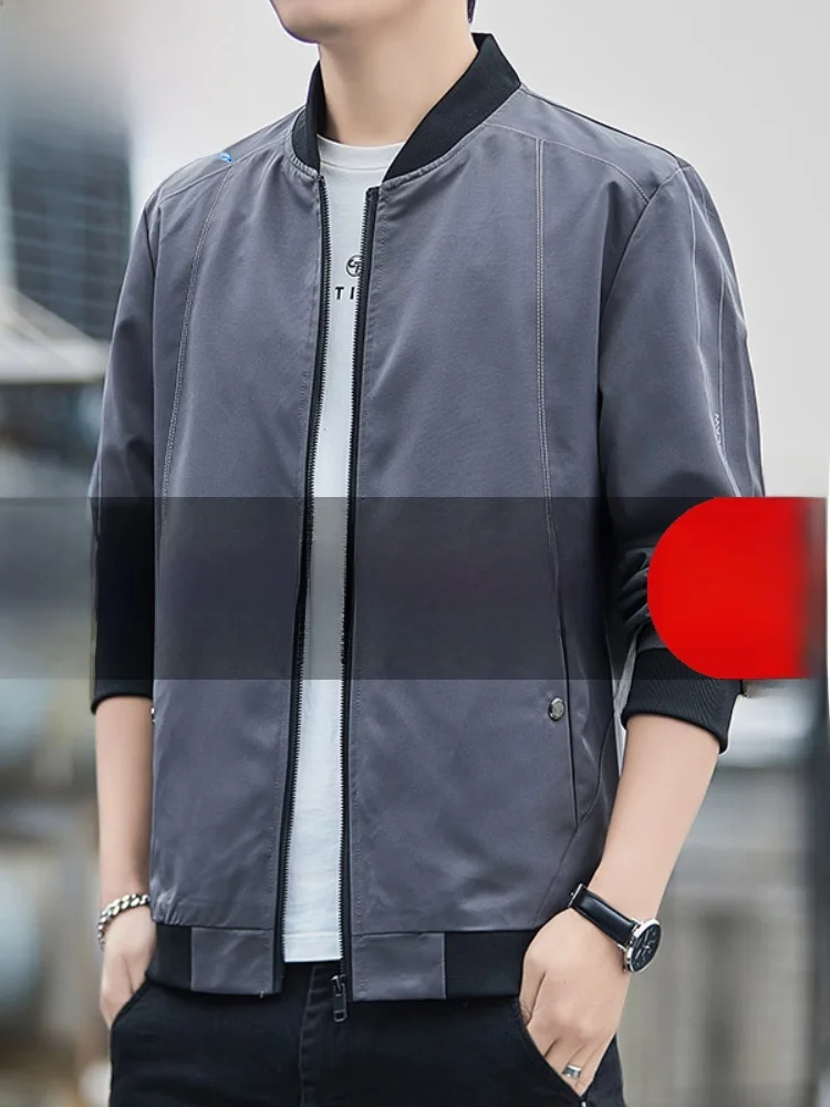 

Мужская куртка Paul Early Autumn Slim Fit с бейсбольным воротником, маленького размера, для среднего возраста, ветровка