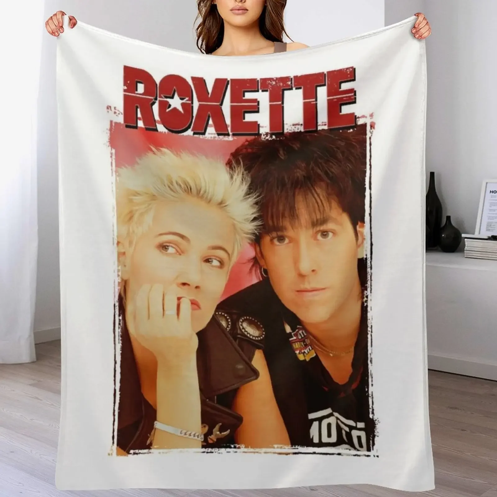 

Roxette Throw Blanket Soft Beds Plaid on the sofa Blankets