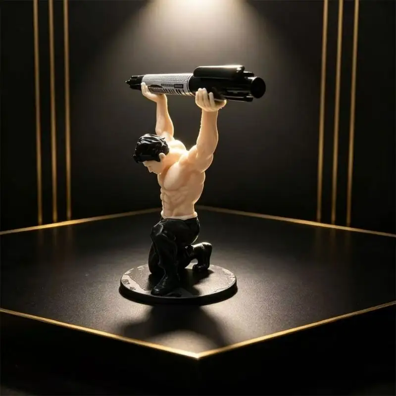 31BA 3D Printed Sculptural Figure Pen Stand Desk Pen Stand Organiser for Office Desk Storage, Study Table Styling, Home