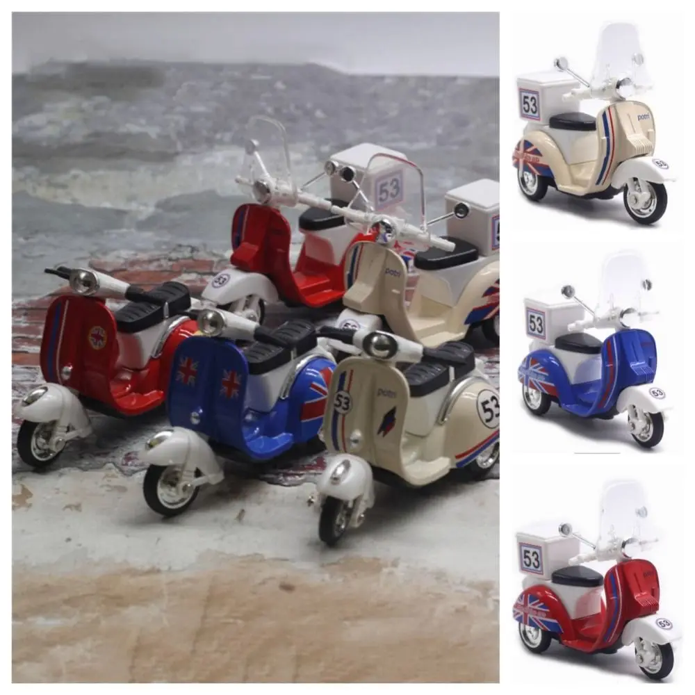 Alloy Pull Back Motorcycle Diecasts Vehicle Inertia Motorcycle Model Toy Vehicle Toy Mini Kids Toy Car Childrens Christmas Gifts