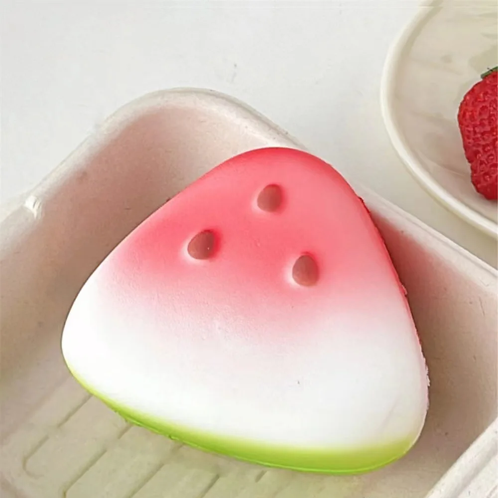 スイカ フィジェットトイ ストレス解消 スローライジング フルーツ ピンチ スクイーズ ストレス解消グッズ 面白い 圧力軽減グッズ
