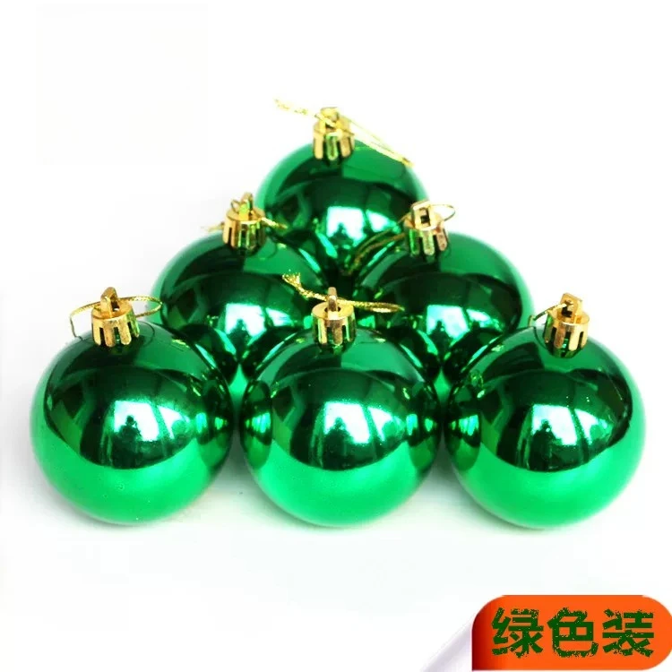 Christmas Tree Ornament Electroplated Plastic Balls 8cm 10cm Home Xmas Party Hanging Decorations