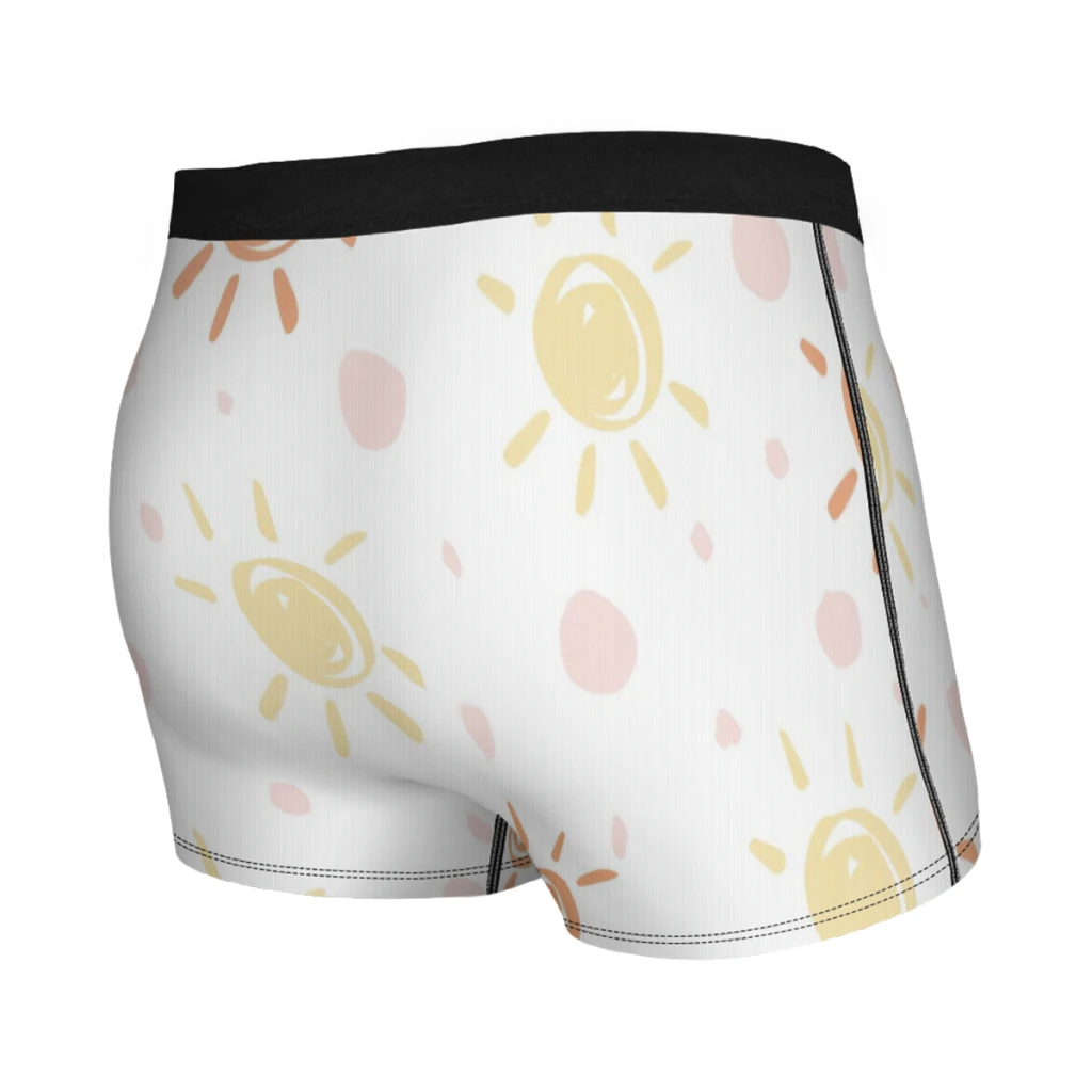 Sun Bohemian Art Culture Underpants Cotton Panties Male Underwear Comfortable Shorts Boxer Briefs