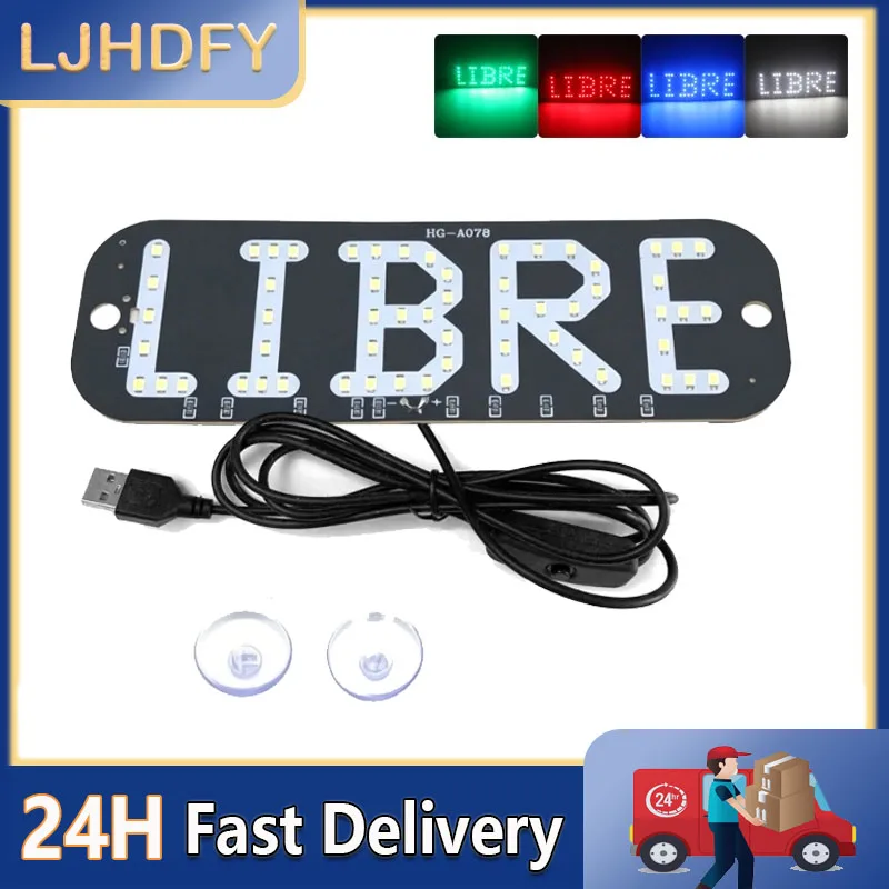 Libre LED Car Windshield Warning Light Cigarette Plug In Energy Saving Easy Install For Vehicles
