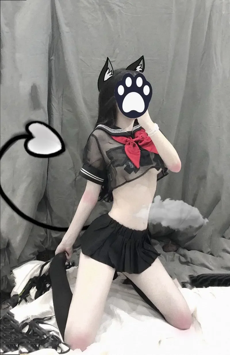 

Sexy Student Sailor School Girl Uniform Kwaii Transparent Lolita Bra Panty Sexi Costume Erotic Underwear Sleepwear Maid Cosplay