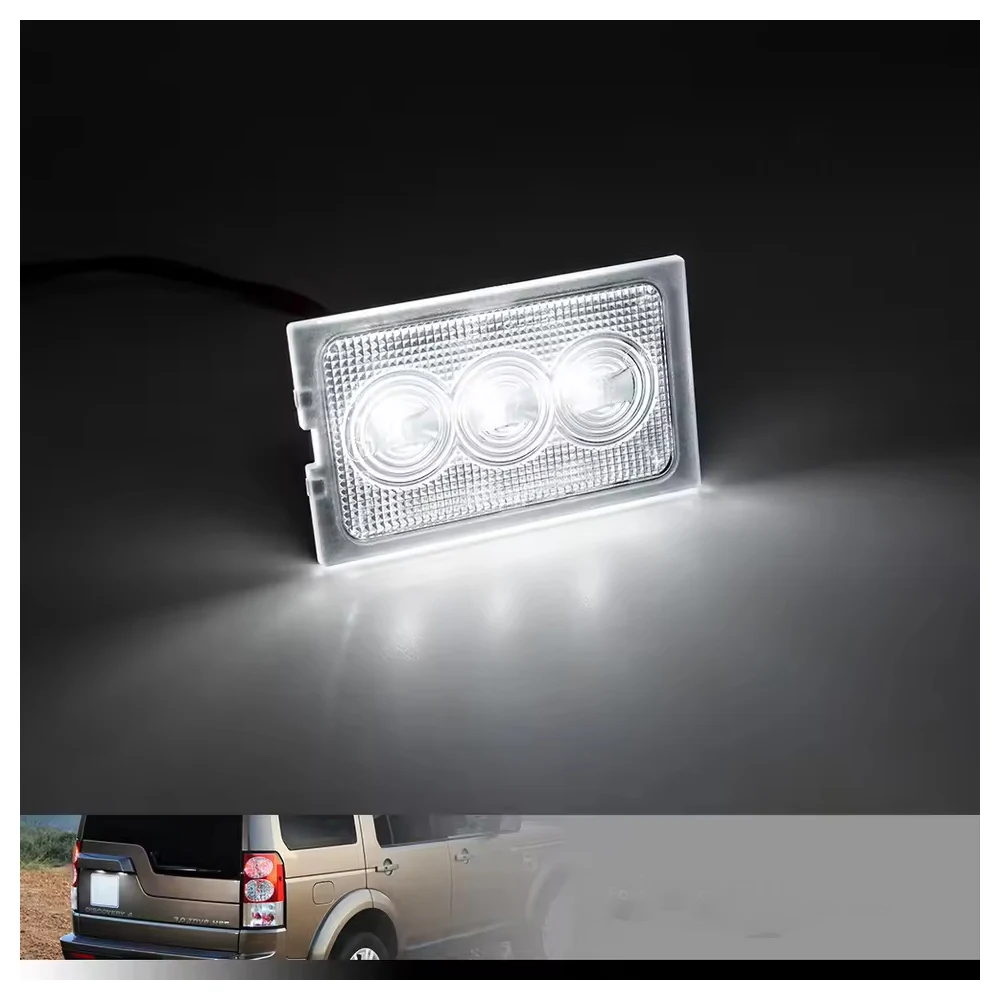 XFC500040  2Pcs LED License Number Plate Light For Land Rover Discovery 3 4 Freelander 2 Range Rover Sport L320
