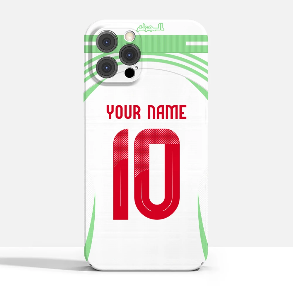 Algeria National Team Cover Case for iPhone 16 15 14 Pro Max 13 12 11 Mini X XS XR 7 8 6S Plus SE