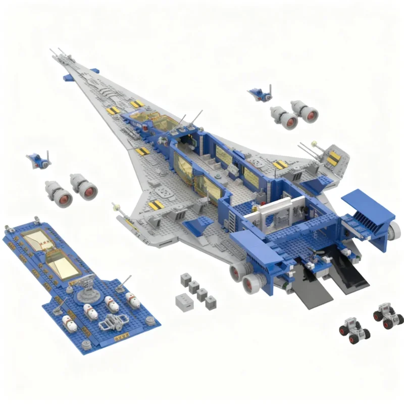 NEW 4109PCS Space Movie NCS Discovery Exploration Shuttle Model DIY Creative Ideas Display Assembly Building Blocks Gift 10497