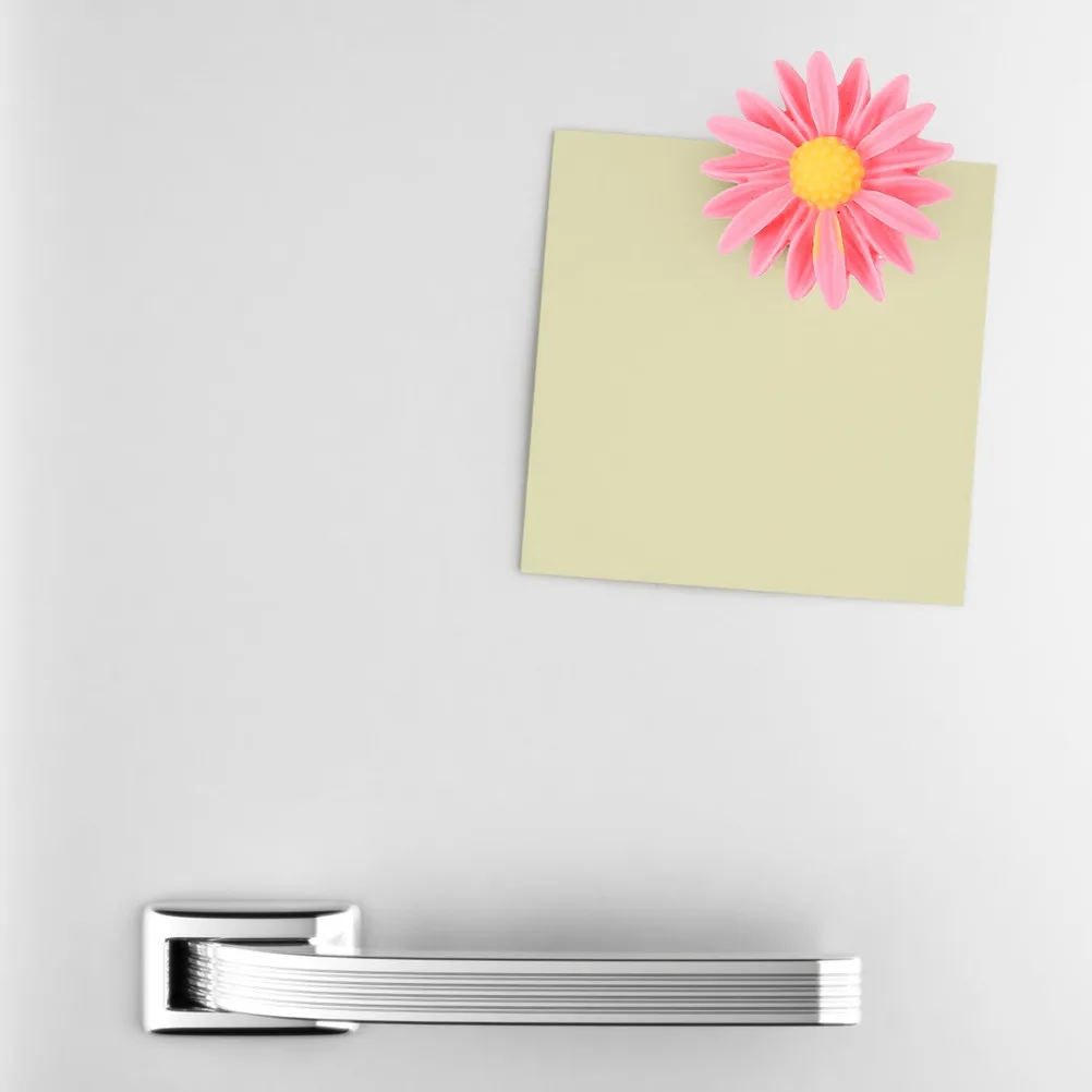 12Pcs Floral Fridge Magnets Set for Photos Notes Recipes Chore Charts on Refrigerator Whiteboard Metal