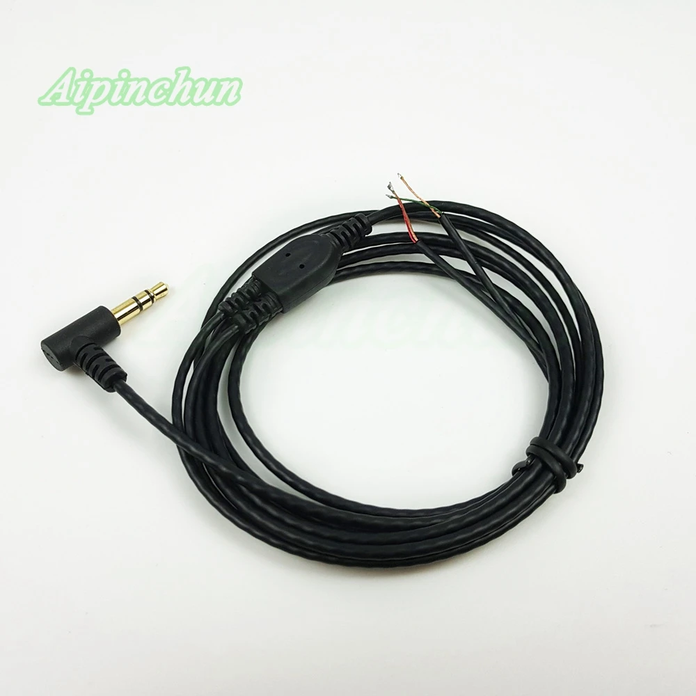 L 벤딩 잭 DIY OFC 와이어 코어 소프트 TPE 하드 방지 이어폰 케이블 수리, 헤드셋용 교체, 3.5mm