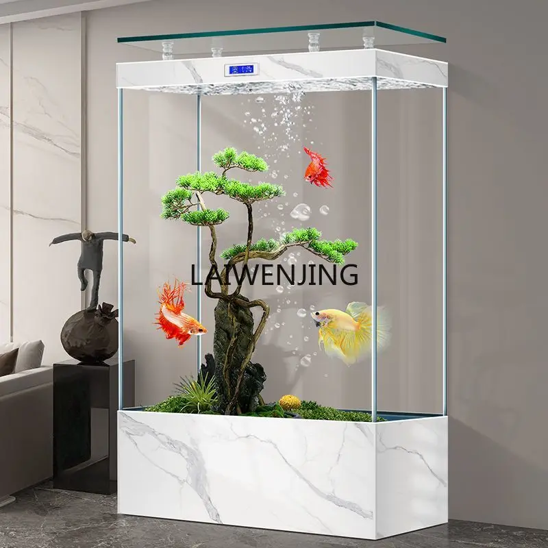 

HLZ living room household large partition screen water-free goldfish tank