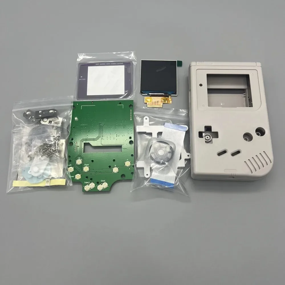 

2.45-inch original size high brightness LCD screen and shell for Gameboy GB DMG LCD.Simple installation.No need to cut the shell